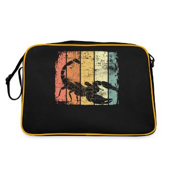 Scorpion - Retro Bag - black/gold - Back