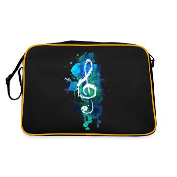 musical - Sac Retro - noir/or - Dos