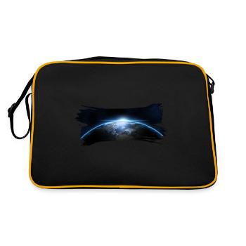 Space 2 - Retro Tasche - Schwarz/Gold - Hinten