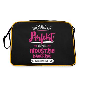 Industrial clerk - Retro Bag - black/gold - Back