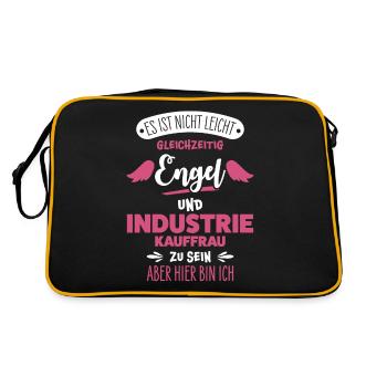 Industrial clerk - Retro Bag - black/gold - Back