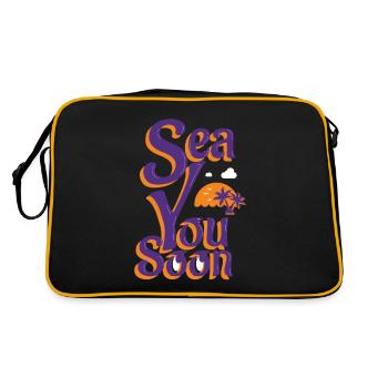 Mer vous concevez bientôt - Sac Retro - noir/or - Dos