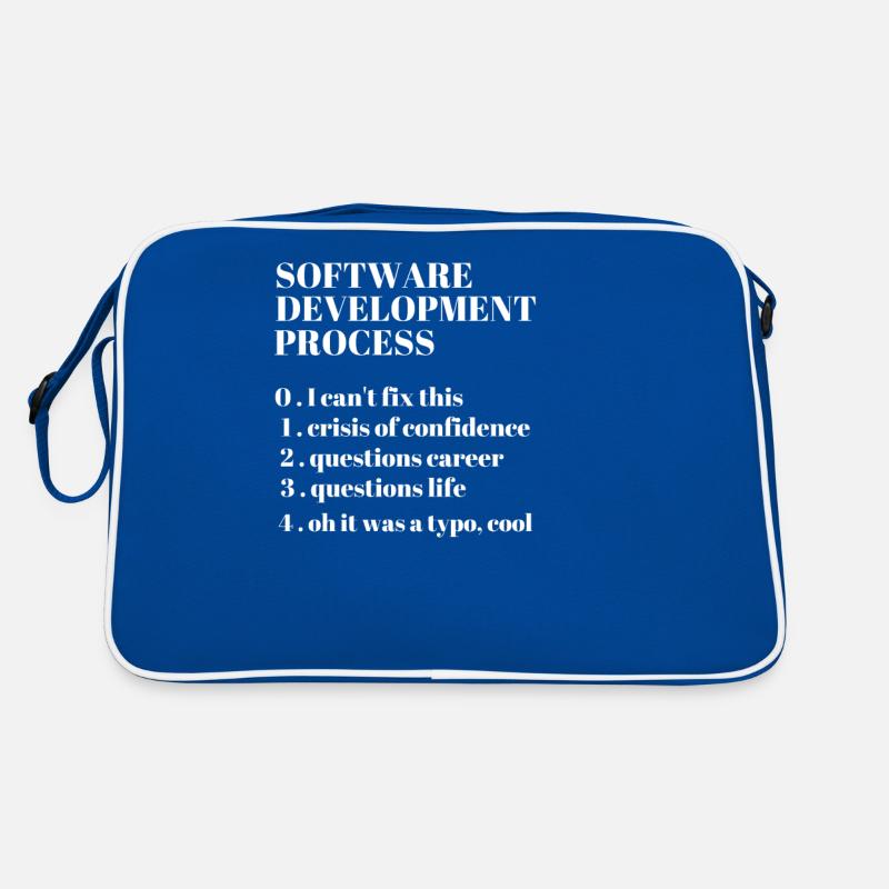 Softwareentwicklung Funny Coding Programming Retro Tasche