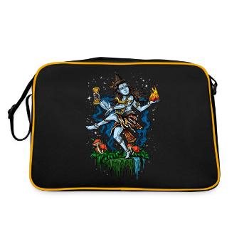 Seigneur Shiva Danse Nataraja Dieu Hindou - Sac Retro - noir/or - Dos