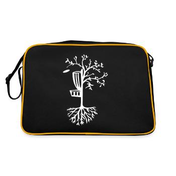 Discgolf Frisbee - Sac Retro - noir/or - Dos
