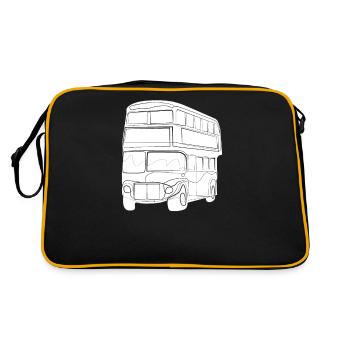 London Bus - Sac Retro - noir/or - Dos