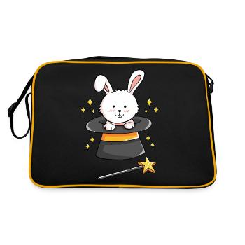 La magie de lapin - Sac Retro - noir/or - Dos