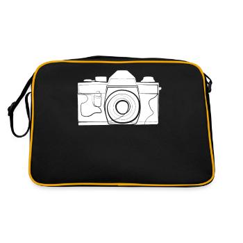 Appareil photo - Sac Retro - noir/or - Dos