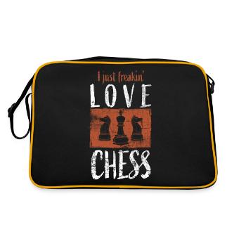 Chess - Retro Bag - black/gold - Back