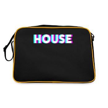House - Retro Bag - black/gold - Back