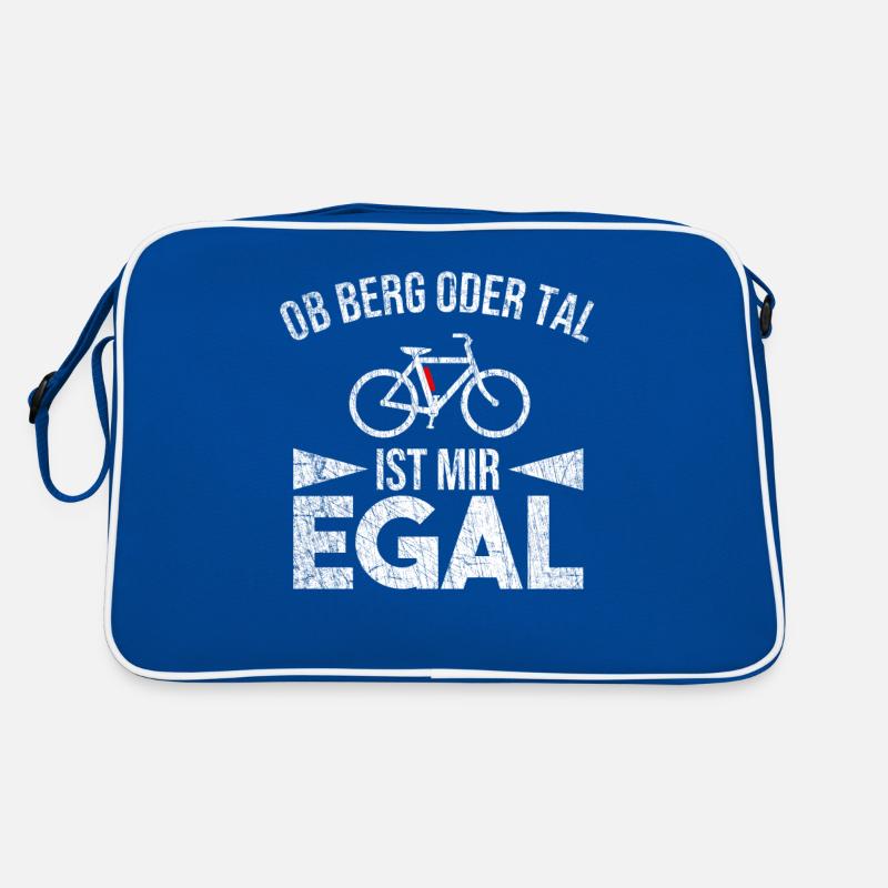 e-Bike Berg oder Tal Retro Tasche