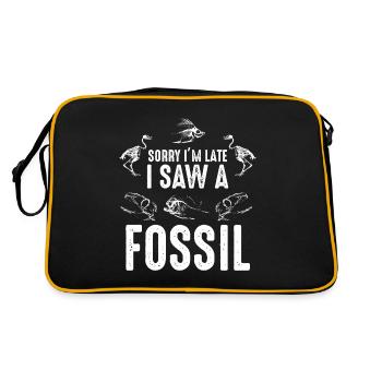 Collectionneur de fossiles - Archéologue Fossile - Sac Retro - noir/or - Dos
