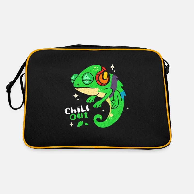 Chamäleon Retro Tasche