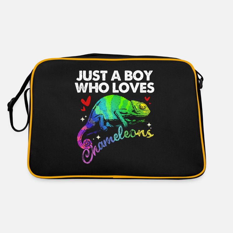 Chamäleon Retro Tasche