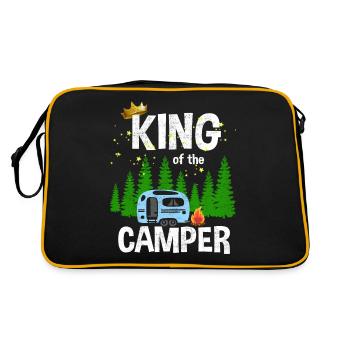 Roi du campeur - Sac Retro - noir/or - Dos