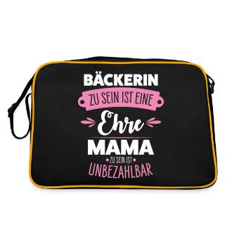 Baker Mama - Retro Bag - black/gold - Back