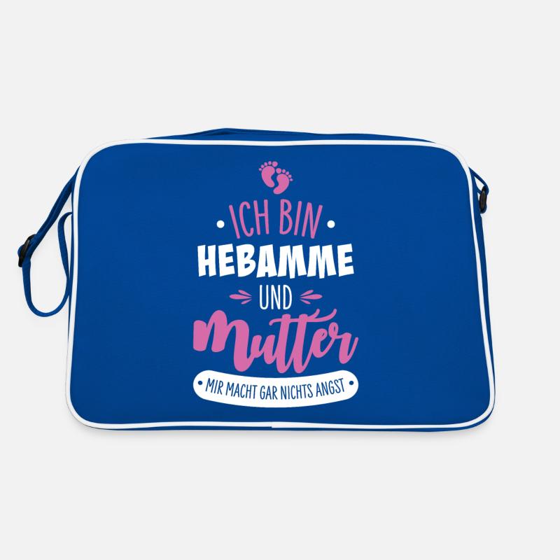 Hebamme Mutter Retro Tasche