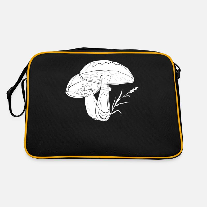 Pilze Retro Tasche