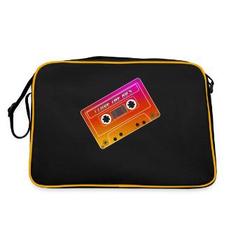 cassette - Retro Bag - black/gold - Back