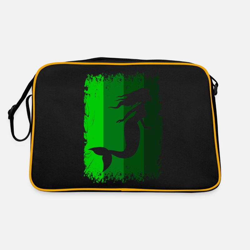 Vert sirène Sac Retro
