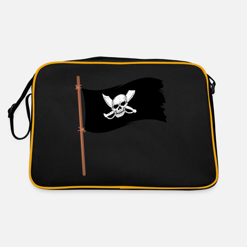 Pirate flag Retro Bag