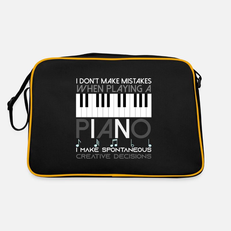 No mistakes piano piano Retro Bag