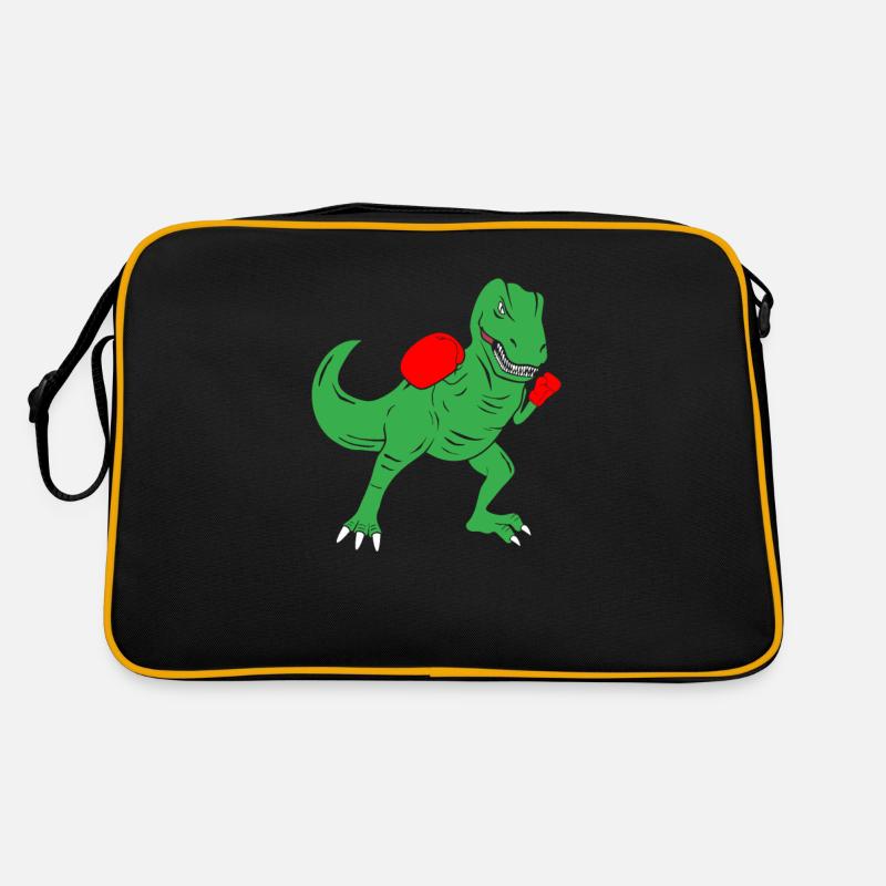 Boxerkind Boxendes Kind Trex Dino Junge Boxerjunge Retro Tasche