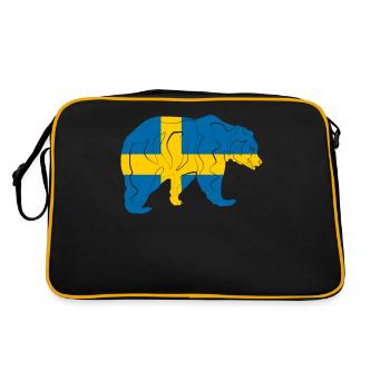 Sweden - Retro Bag - black/gold - Back