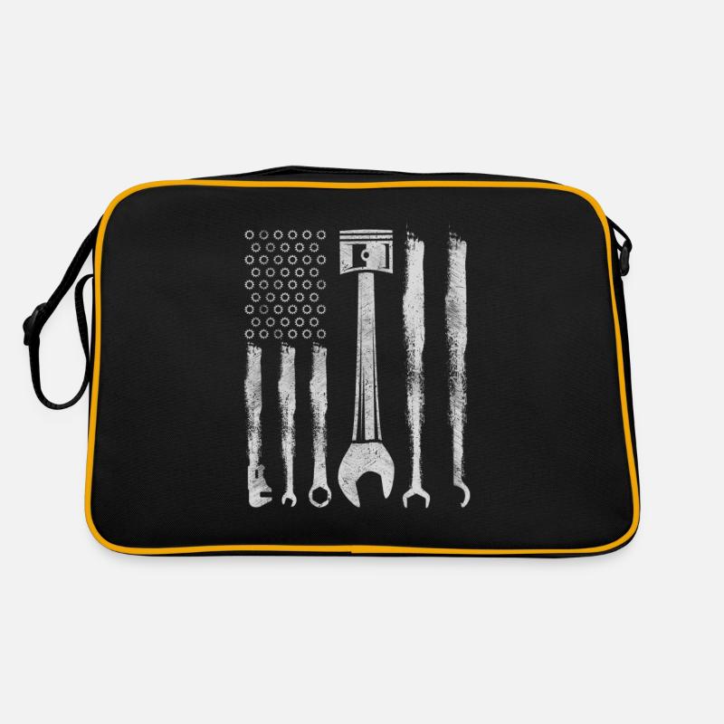 Mechanic US Cars USA Screwdriver Tool Gift Retro Bag