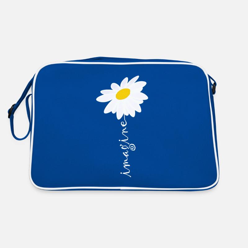 Imagine Daisy Flower Retro Tasche