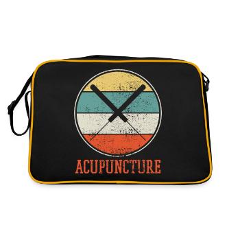 Acupuncture Vintage - Sac Retro - noir/or - Dos