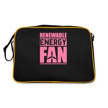 Énergie solaire renouvelable - Sac Retro - noir/or - Dos