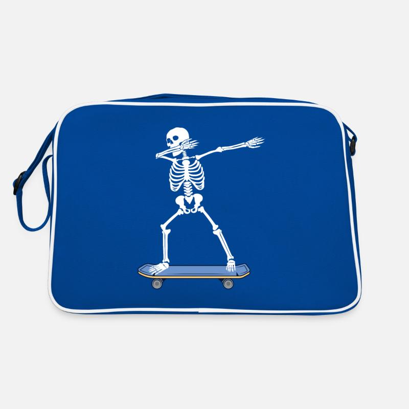 Skating Skeleton Death Dab Trend Haters Meme Gift Retro Bag