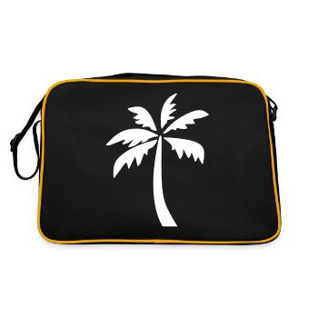 paume blanche - Sac Retro - noir/or - Dos