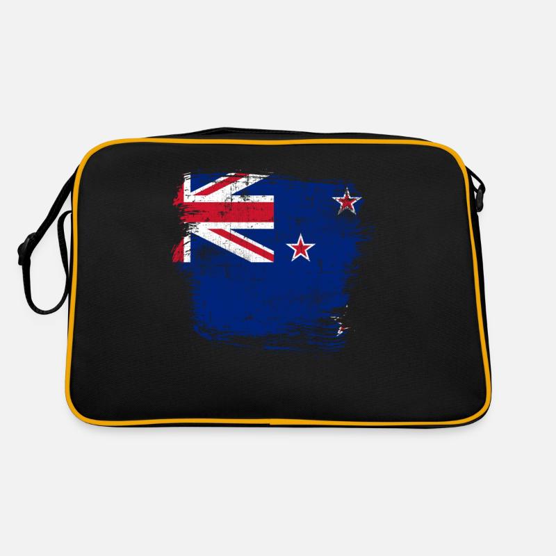 Neuseeland Flagge Retro Tasche