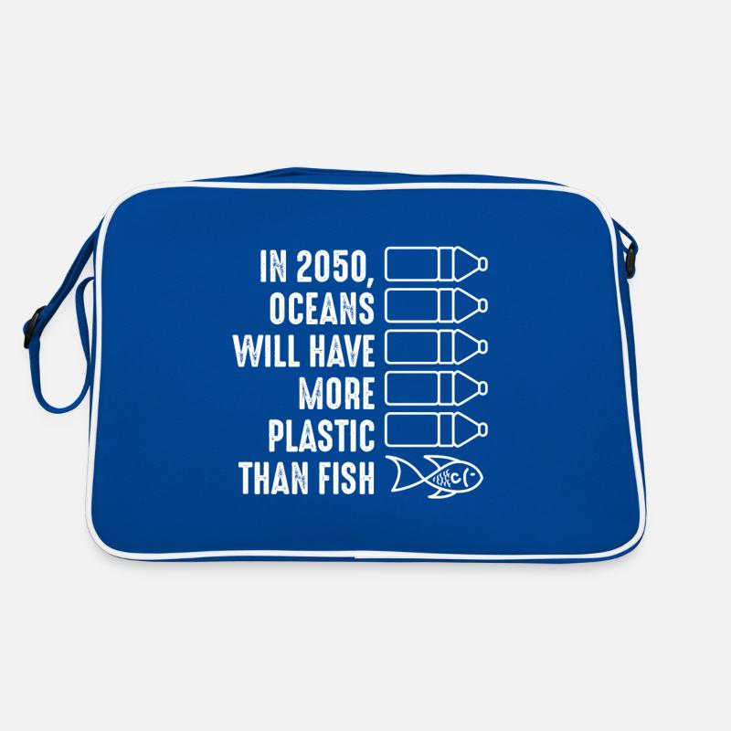 Ocean pollution in the fight against plastic Retro Bag