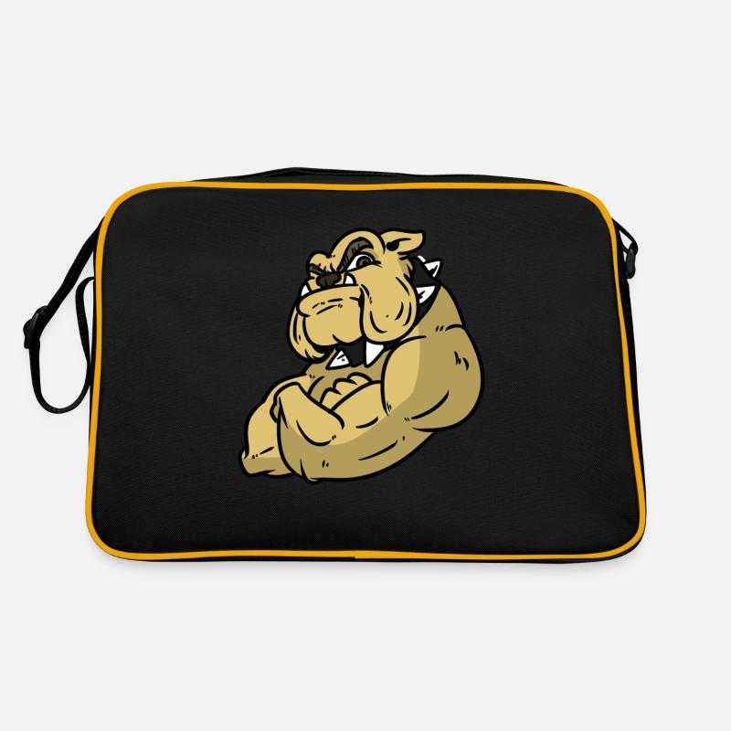 Bouledogue en colère Sac Retro