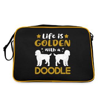 Doodle - Sac Retro - noir/or - Dos