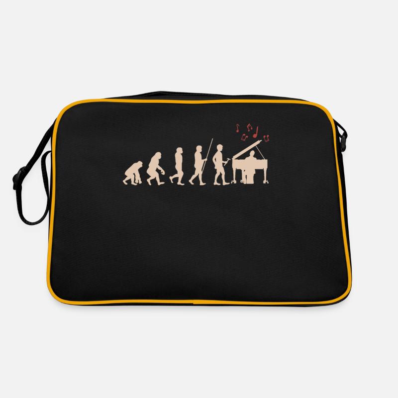 Piano - Retro Bag - black/gold