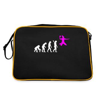 Handball Evolution Handball Player Sport Femmes - Sac Retro - noir/or - Dos