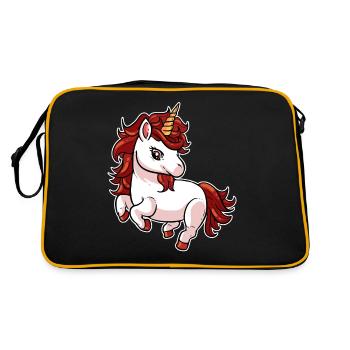 Cadeau de rousse rousse - Sac Retro - noir/or - Dos