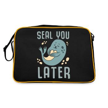 Robbe - Sac Retro - noir/or - Dos