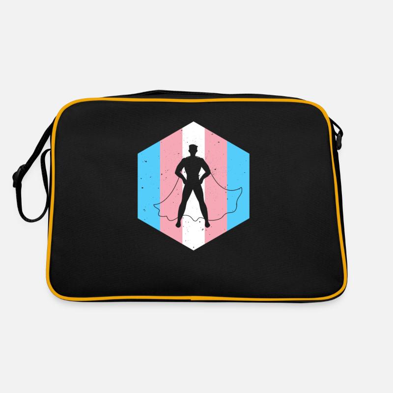 Transgender Transmann Transfrau Trans Geschenk Retro Tasche