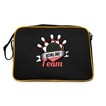 Bowling Bowling Sports Ball - Retro Bag - black/gold - Back