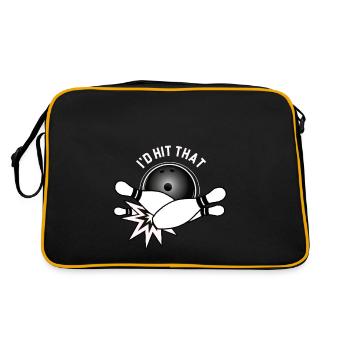 Bowling Bowling Sports Ball - Retro Bag - black/gold - Back