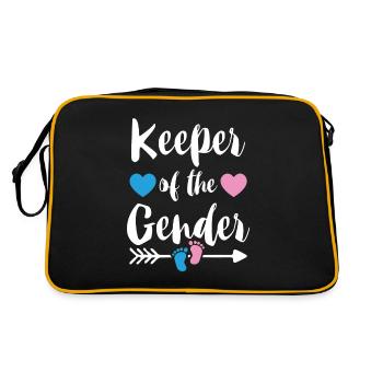 keeper of the gender 01 - Retro Bag - black/gold - Back