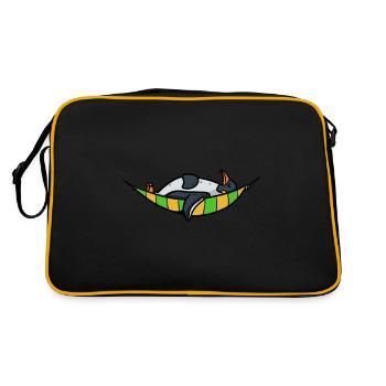 Empereur pingouin empereur pingouin - Sac Retro - noir/or - Dos