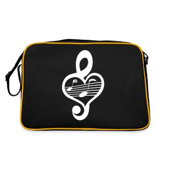 musicien - Sac Retro - noir/or - Dos