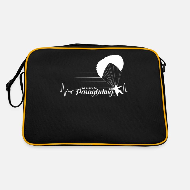 Gleitschirmfliegen Retro Tasche