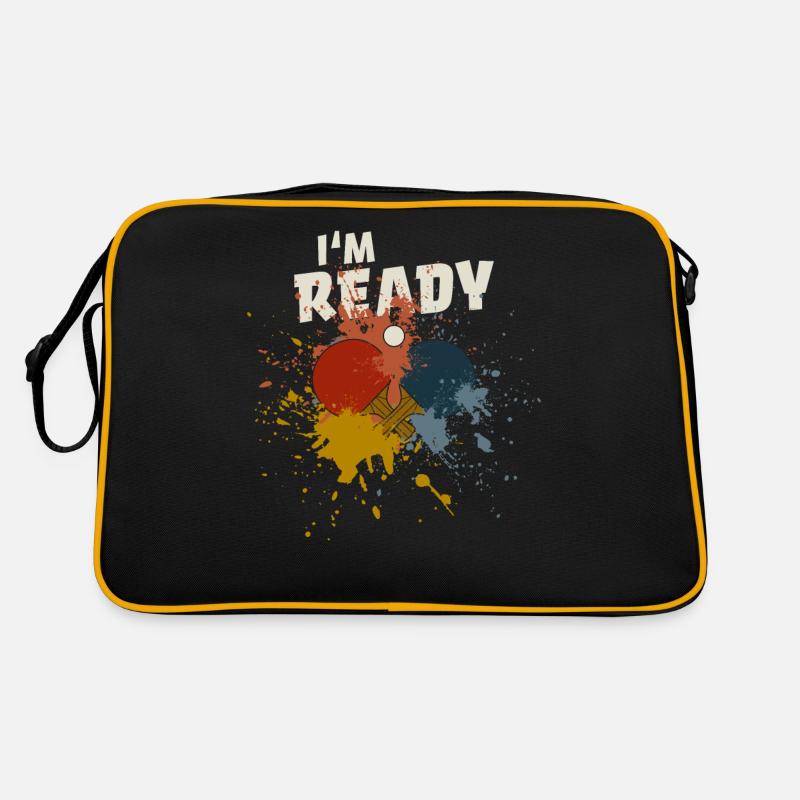 Ping-pong - Sac Retro - noir/or